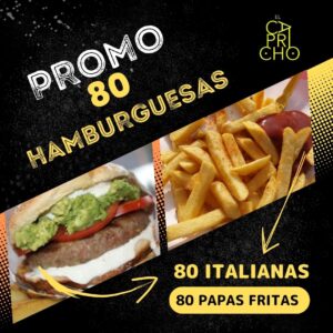 Promo 80 Hamburguesas