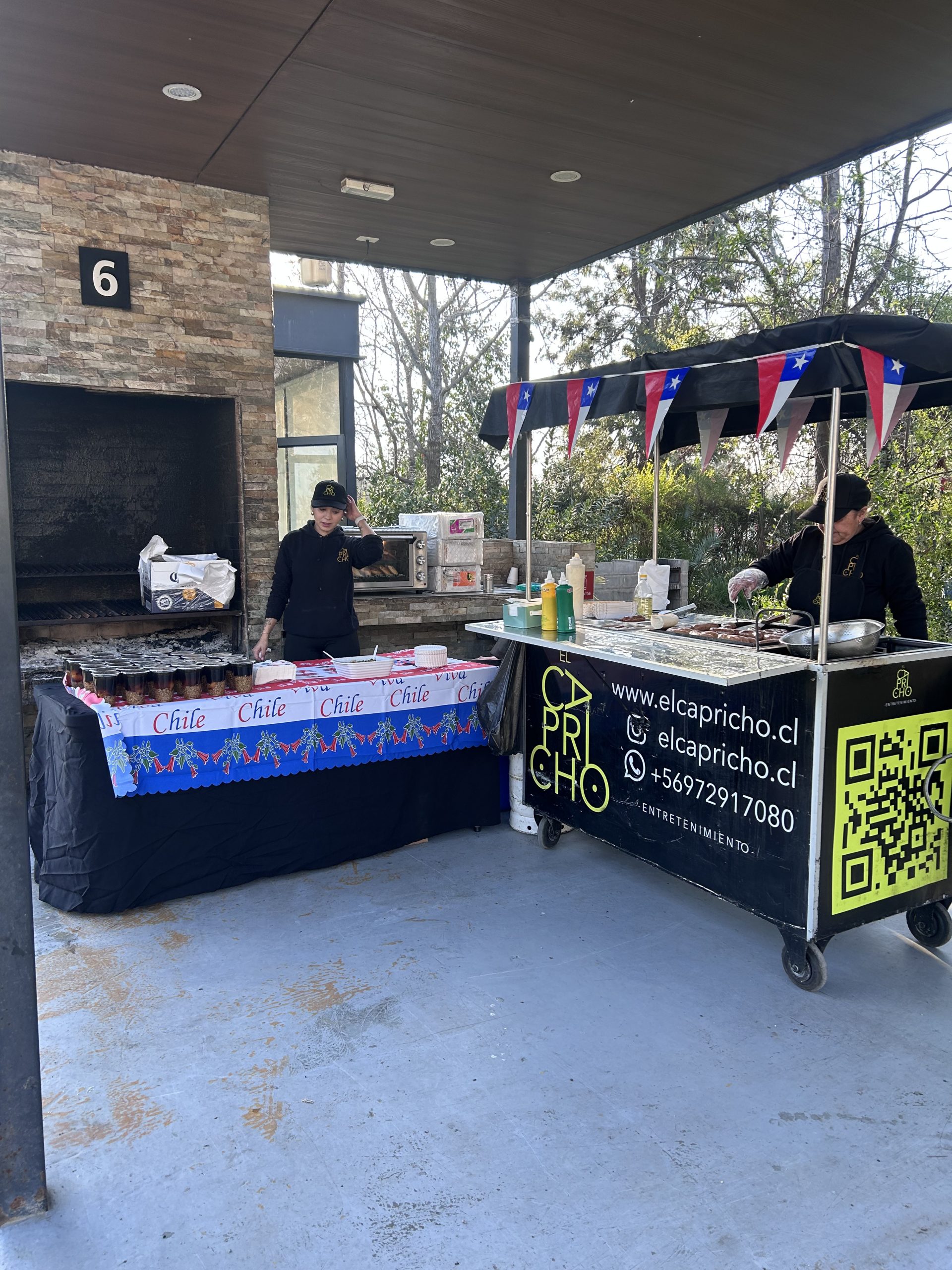 Preparación durante un evento
